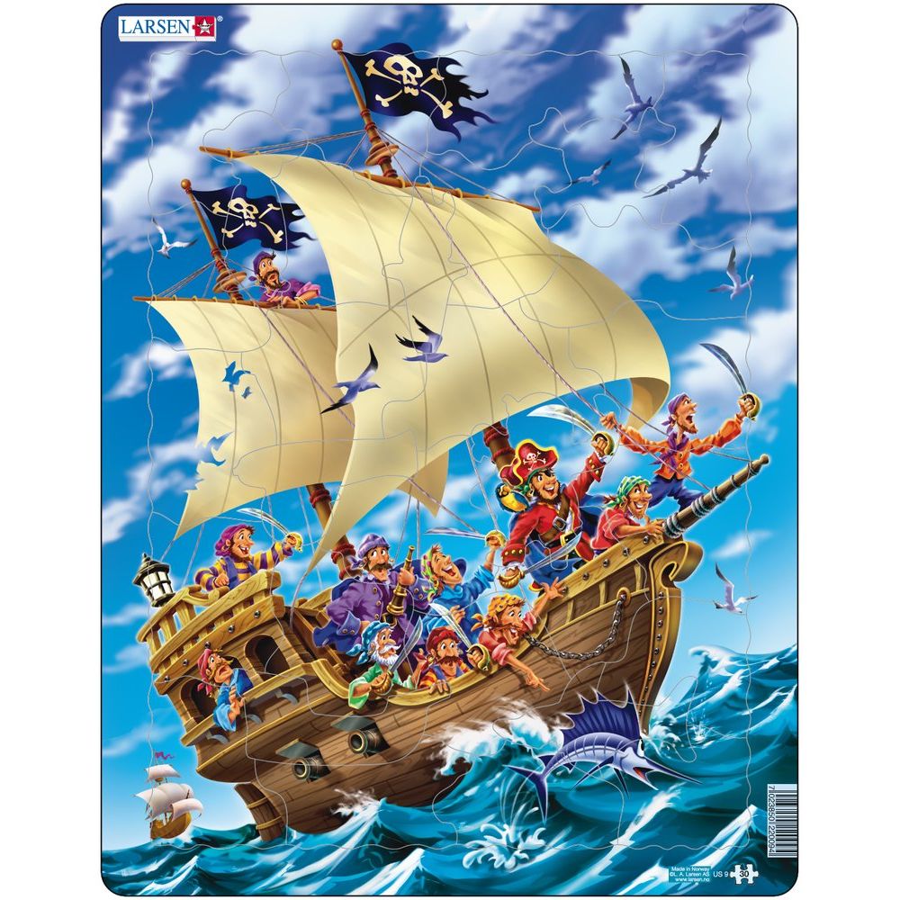 Puzzle 30 piese Piratii
