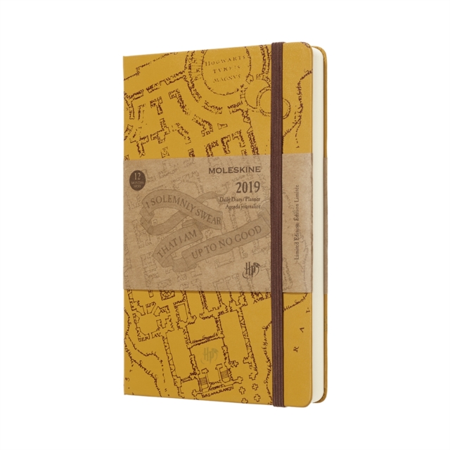 2019 Moleskine Harry Potter Limited Edition Notebook Beige Large Daily 12-month Diary