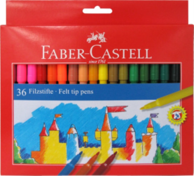 FABER CASTELL FIBRE PENS OF 36