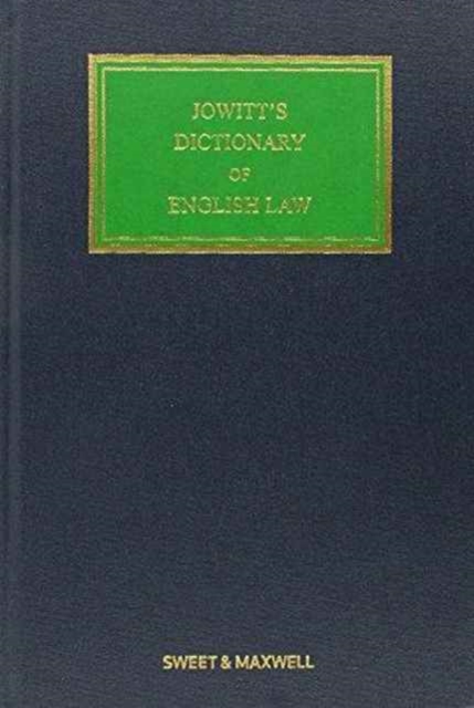 Jowitt's Dictionary of English Law