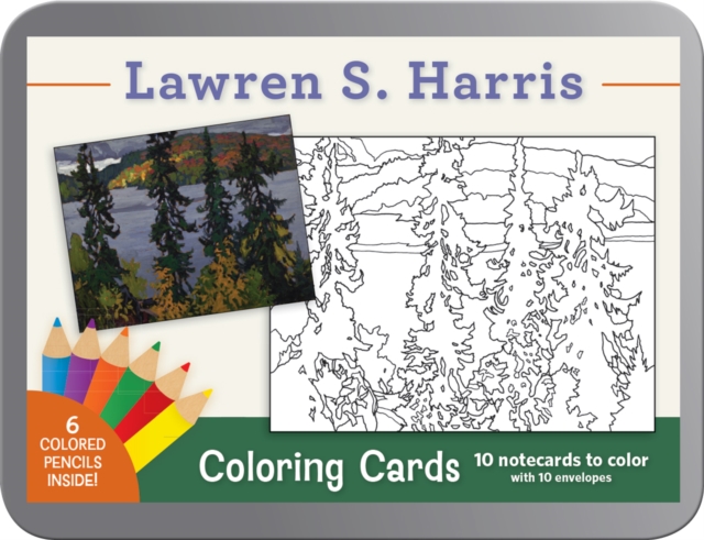 Lawren S. Harris Coloring Cards