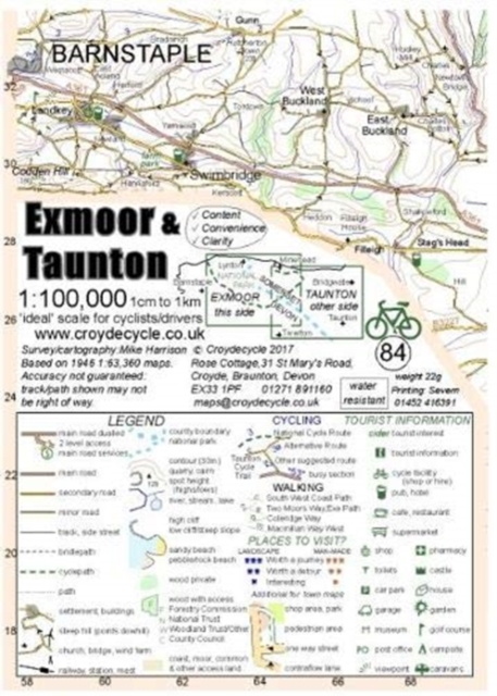 Exmoor & Taunton 1:100,000 (84)