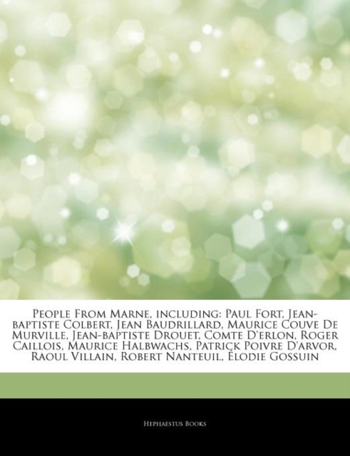 Articles on People from Marne, Including