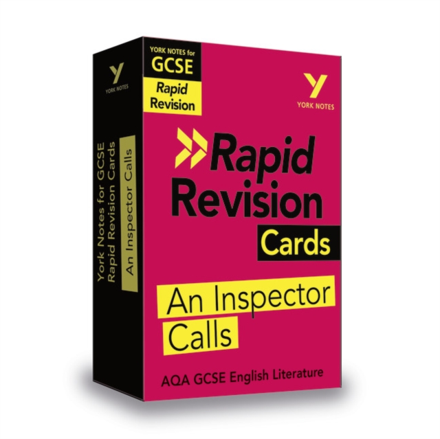 York Notes for AQA GCSE (9-1) Rapid Revision Cards: An Inspector Calls