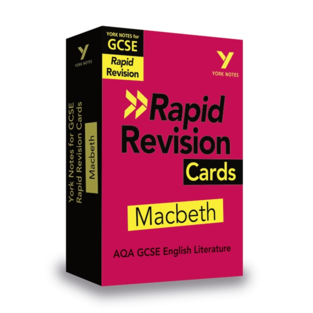 York Notes for AQA GCSE (9-1) Rapid Revision Cards: Macbeth