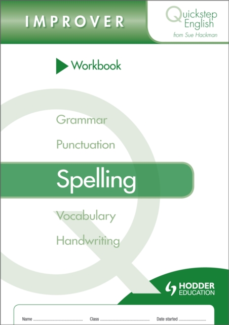 Quickstep English Workbook Spelling Improver Stage