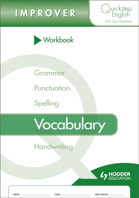 Quickstep English Workbook Vocabulary Improver Stage