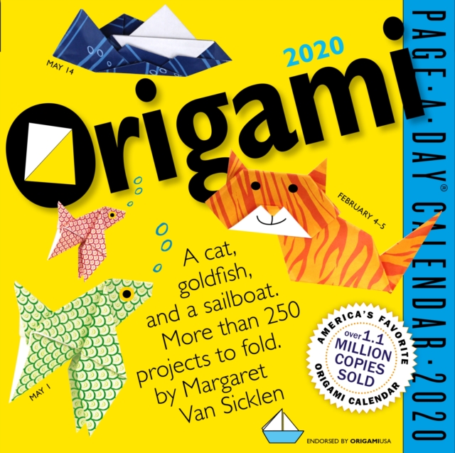 Origami Page-A-Day Calendar 2020