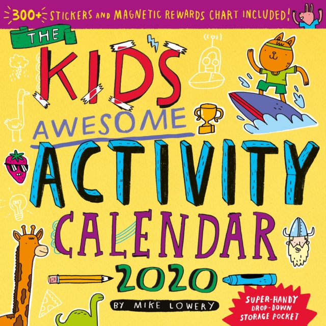 Kid's Awesome Activity Wall Calendar 2020