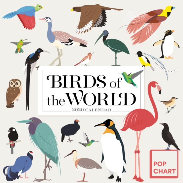 Birds of the World by Pop Chart Lab Wall Calendar 2020