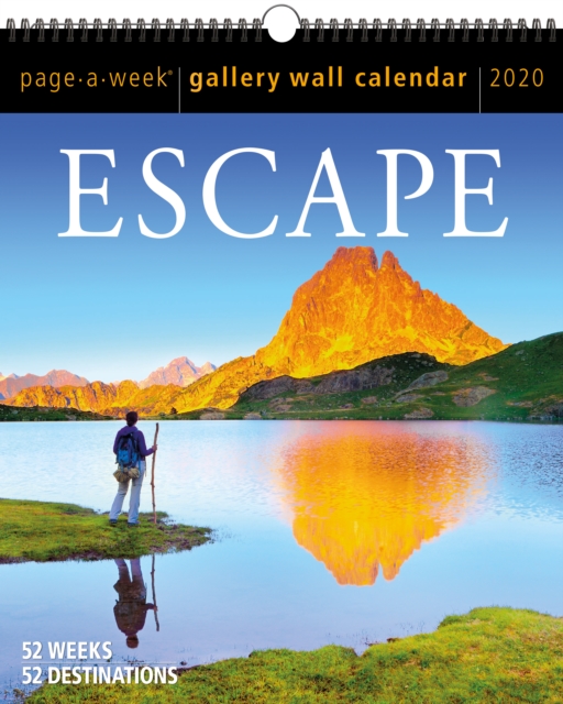 Escape Page-A-Week Gallery Wall Calendar 2020