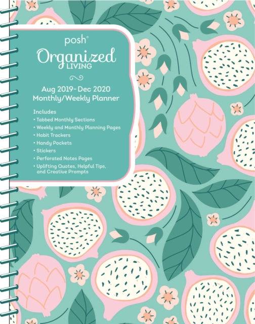 Posh: Organized Living Dragonfruity 2019-2020 Monthly/Weekly Diary Planner