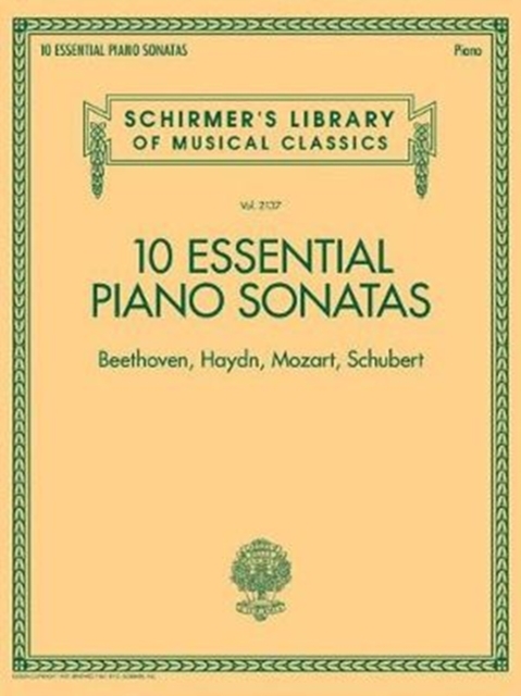 Schirmer's Library Of Musical Classics Vol. 2137
