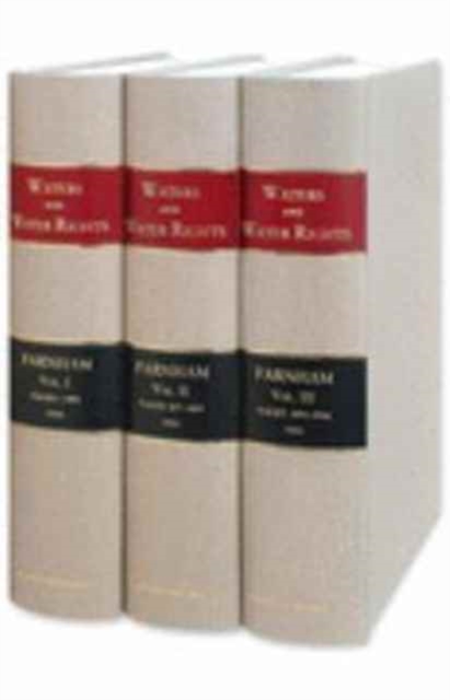 Law of Waters and Water Rights (3 Vols.)