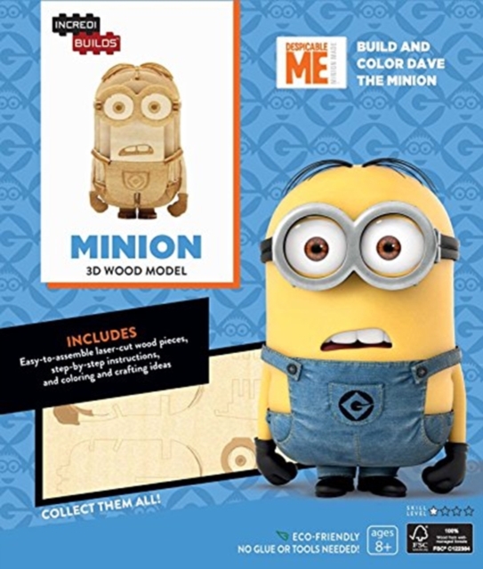 IncrediBuilds: Minions 3D Wood Model