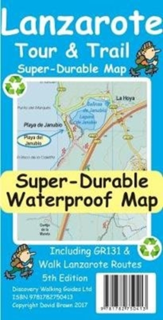 Lanzarote Tour & Trail Super-Durable Map
