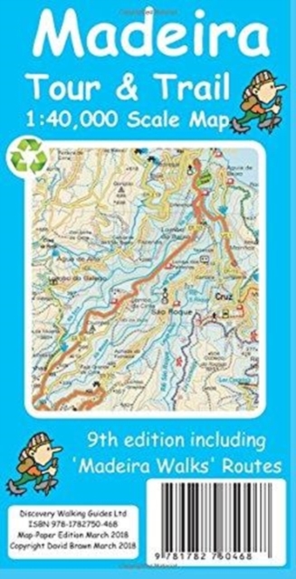 Madeira Tour & Trail Paper Map