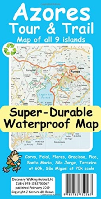 Azores Tour & Trail Super-Durable Map