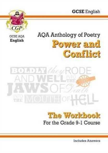 New GCSE English Literature AQA Poetry Workbook: Power & Conflict Anthology (Includes Answers)