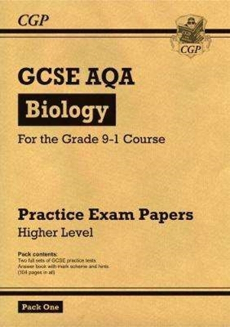 Grade 9-1 GCSE Biology AQA Practice Papers: Higher Pack 1