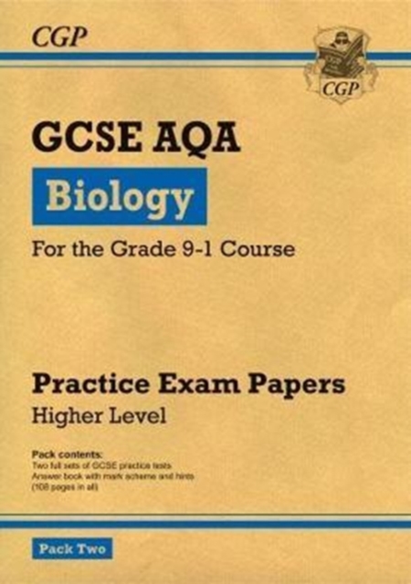 Grade 9-1 GCSE Biology AQA Practice Papers: Higher Pack 2