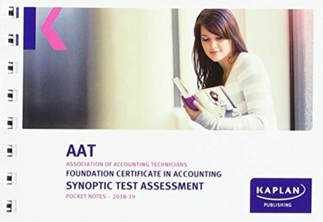 FOUNDATION CERTIFICATE IN ACCOUNTING SYNOPTIC TEST ASSESSMENT - POCKET NOTES