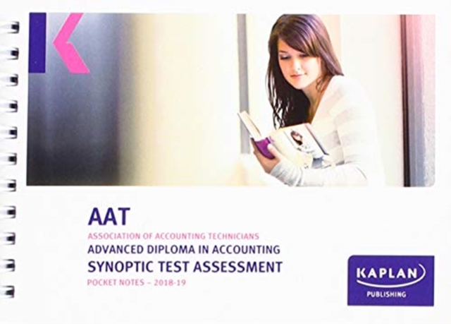 ADVANCED DIPLOMA IN ACCOUNTING SYNOPTIC TEST ASSESSMENT - POCKET NOTES