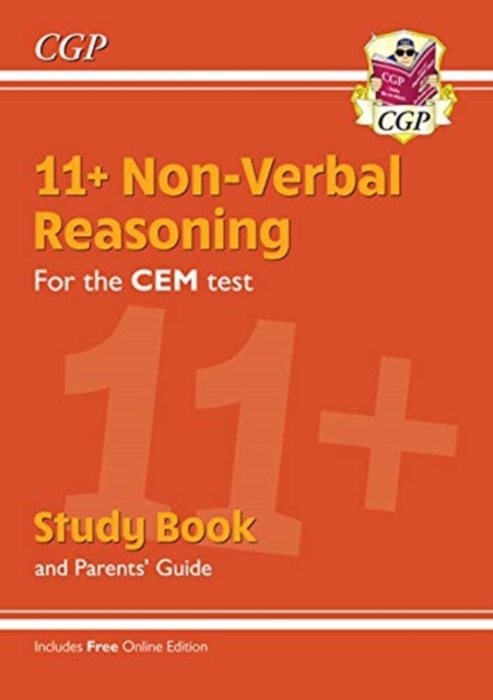 New 11+ CEM Non-Verbal Reasoning Study Book (with Parents' Guide & Online Edition)