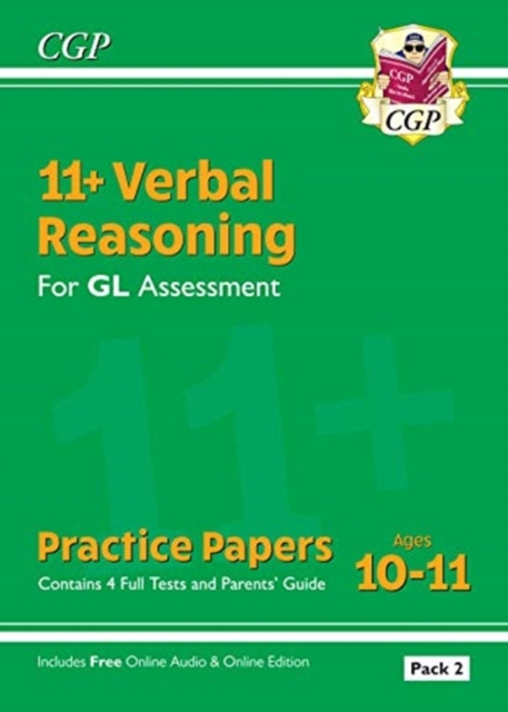 New 11+ GL Verbal Reasoning Practice Papers: Ages 10-11 - Pack 1 (with Parents' Guide & Online Ed)