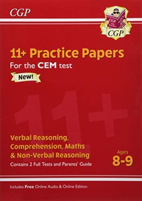 New 11+ CEM Practice Papers - Ages 8-9 (with Parents' Guide & Online Edition)