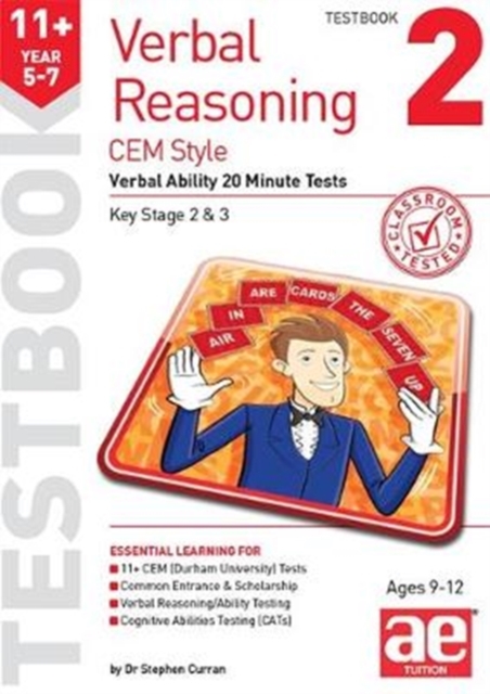 11+ Verbal Reasoning Year 5-7 CEM Style Testbook 2