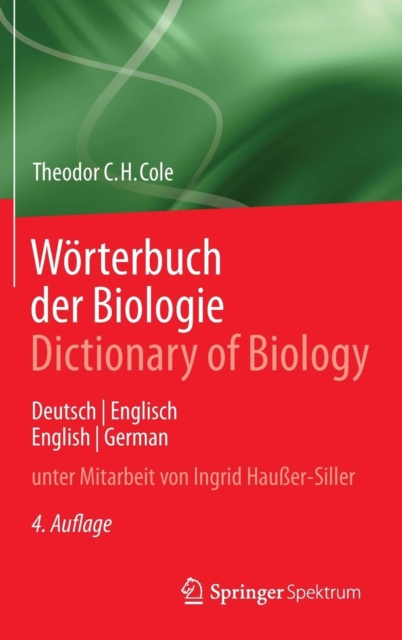 W rterbuch Der Biologie Dictionary of Biology