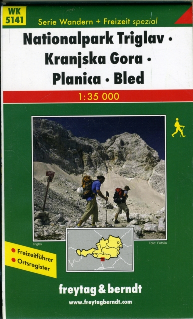 National Park Triglav - Kranjska Gora - Planica - Bled Hiking + Leisure Map 1:35 000