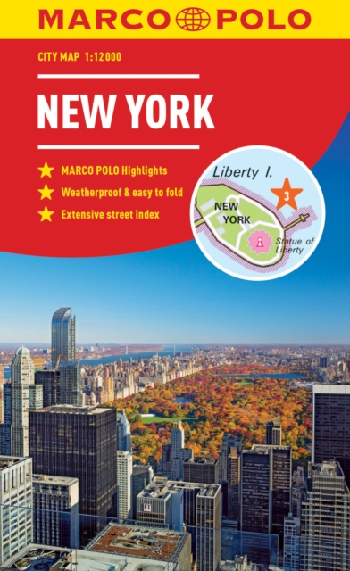 New York Marco Polo City Map - pocket size, easy fold, New York street map