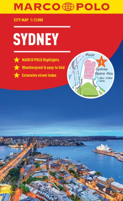 Sydney Marco Polo City Map - pocket size, easy fold, Sydney street map