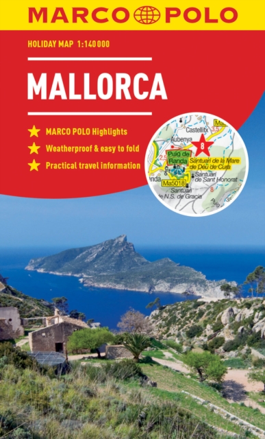 Mallorca Marco Polo Holiday Map 2019 - pocket size, easy fold Mallorca map