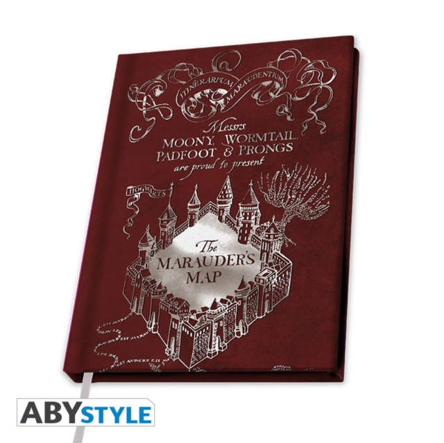 MARAUDERS MAP A5 NOTEBOOK