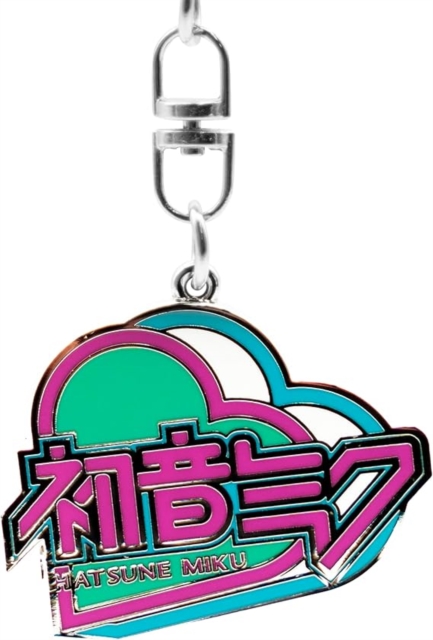 Hatsune Miku Heart Metal Keychain