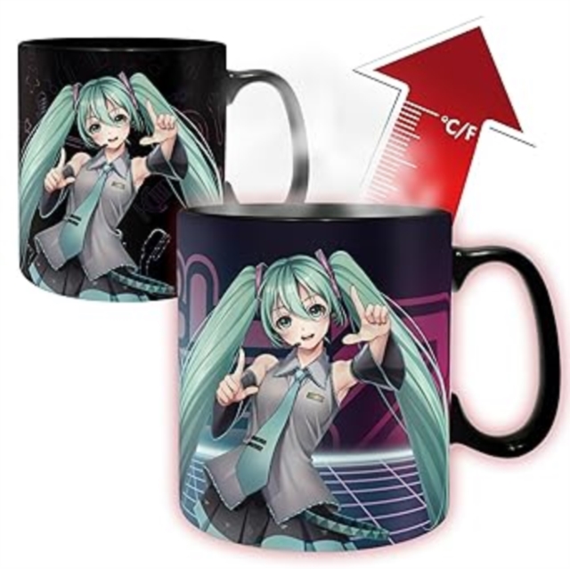 HATSUNE MIKU - Mug Heat Change - 460 ml - Hatsune Miku - cardboard
