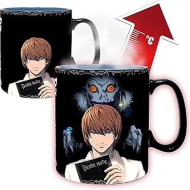 DEATH NOTE - Mug Heat Change - 460 ml - Kira & L - cardboard box