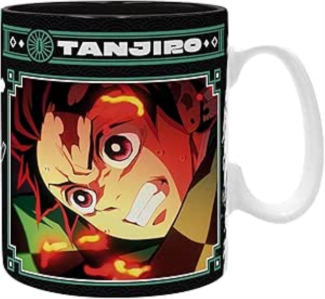 DEMON SLAYER - Mug - 460 ml - Tanjiro black & green S2 - subli -box