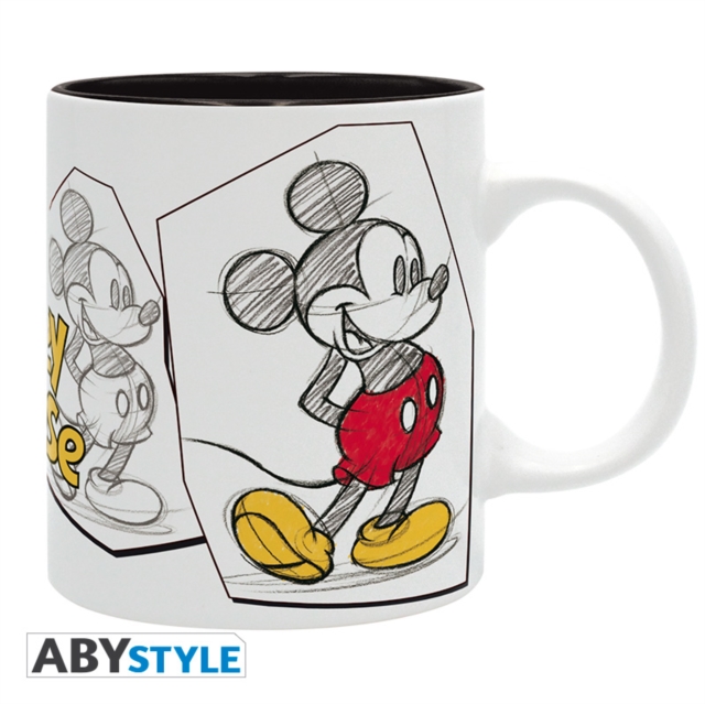 DISNEY MICKEY MOUSE SKETCH MUG WITH BOX