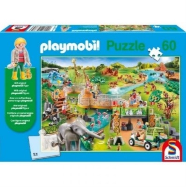 Playmobil - A Zoo Adventure 60 Piece Schmidt Puzzle