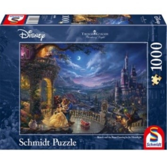 Disney - Beauty and the Beast Dancing in the Moonlight by Thomas Kinkade 1000 Piece Schmidt Puzzle