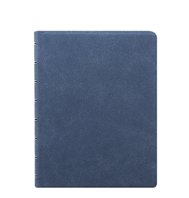 Filofax A5 refillable notebook blue suede