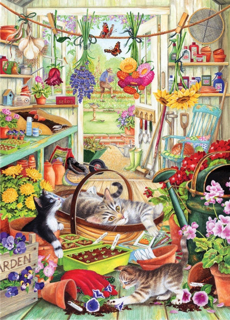 Allotment Kittens 1000 Piece Jigsaw