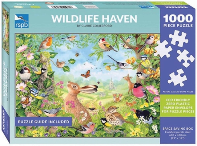 Jigsaw 1000 Piece - Rspb - Wildlife Haven (L)