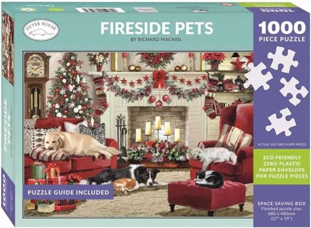Jigsaw 1000 Piece - Fireside Pets (L)