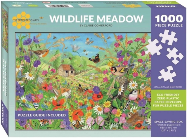 Jigsaw 1000 Piece - Wildlife Meadow (The British Bee Charity) (L)
