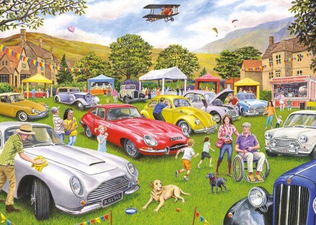 Jigsaw 1000 Piece - Village Motor Show (L)